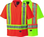 PIONEER PROTECTIVE - HI-VIZ SAFETY TRAFFIC MICRO MESH T-SHIRT