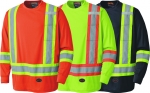 PIONEER PROTECTIVE - BIRDSEYE LONG-SLEEVED SAFETY SHIRT