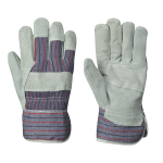 PIONEER FITTER'S COWSPLIT GLOVES - PATCH PALM - INSIDE ELASTIC - 12 PACK