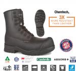 Acton- Electric 8" Black Chemtech Safety Work Boots A9239-11