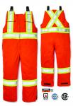 RASCO FIRE RETARDANT 88/12 SAFETY UNLINED BIB OVERALL FR6606OH