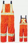RASCO FIRE RETARDANT 88/12 SAFETY LINED BIB OVERALL   FR6706OH