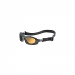 Uvex  Seismic Safety Eyewear, Black Frame, Espresso Uvextra Anti-Fog Lens/Headband