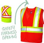 HI VIS - 5 POINT TEAR AWAY SAFETY VEST