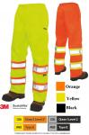 TOUGH DUCK  PULL-ON RIPSTOP SAFETY RAIN PANT S374