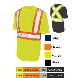 HI VIS - BIRDSEYE SAFETY SHIRT