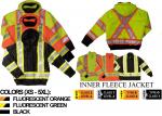 TOUGH DUCK  3-IN-1 SAFETY BOMBER JACKET S413