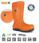 STC Footwear, Golden - Orange, Waterproof 15" Insulated Mining Boots S41540-17