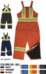 TOUGH DUCK -COTTON DUCK LINED SAFETY BIB OVERALL S757