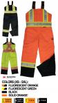 TOUGH DUCK POLY OXFORD INSULATED POLY OXFORD SAFETY BIB OVERALL S798