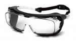 PYRAMEX S9910STMRG  CAPPTURE Clear H2MAX Anti-Fog Safety Glasses with Rubber Gasket