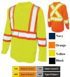 TOUGH DUCK POLYESTER MICRO MESH LONG SLEEVE SAFETY SHIRT ST10