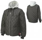 TOUGH DUCK QUILTED HOODED FREEZER JACKET WJ26