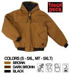 TOUGH DUCK -HOODED WINTER BOMBER JACKET WJ30