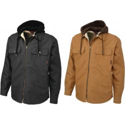 TOUGH DUCK SHERPA LINED HOODED SHIRT WS03