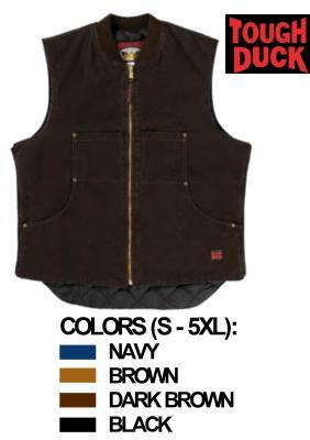TOUGH DUCK - LINED DUCK MOTO VEST WV04